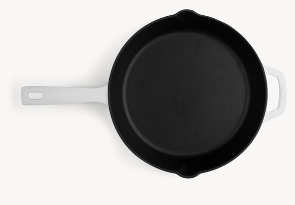 milo 10 inch cast iron skillet - top view